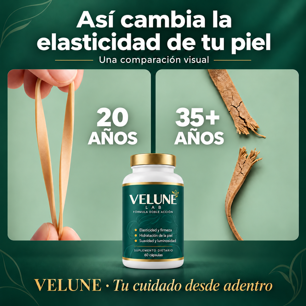 VELUNE LABS® | Péptidos de elastina para una piel más firme